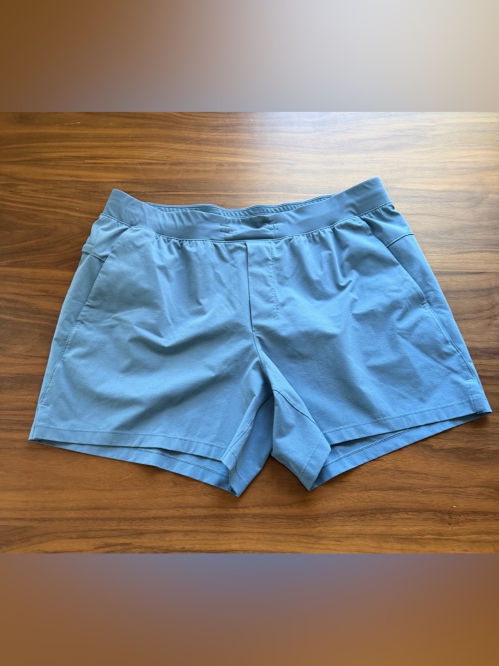 Lululemon Zeroed In Linerless Short 5" Steel Blue Size XL